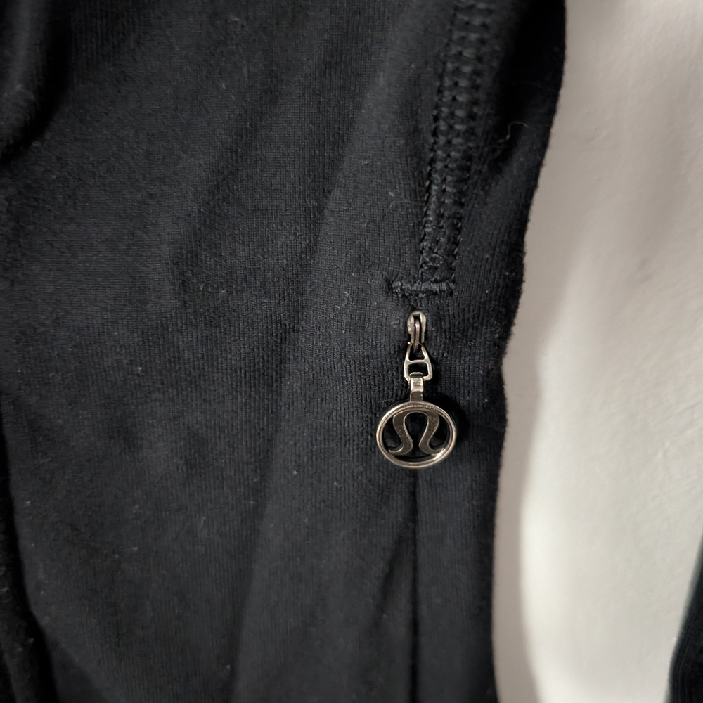 Lululemon Bhakti Yoga Jacket Black Full Zip Size 9 - Picture 7 of 10